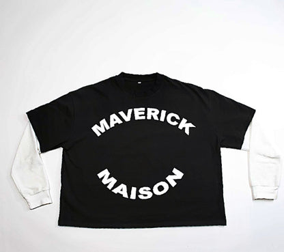 OREO L/S DOUBLE LAYER TEE